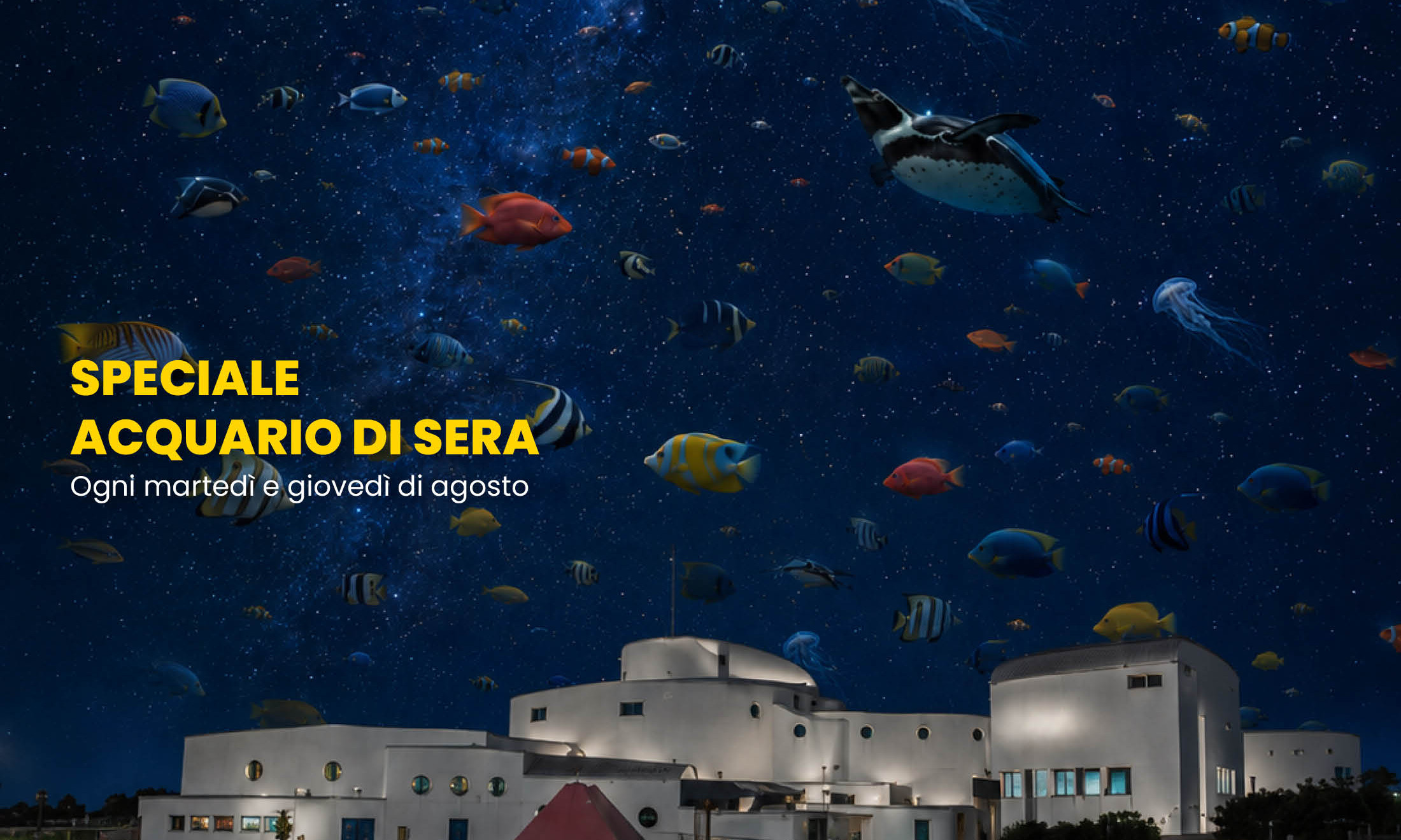 IL RESPIRO  DEGLI ABISSI  aperture serali all’Acquario