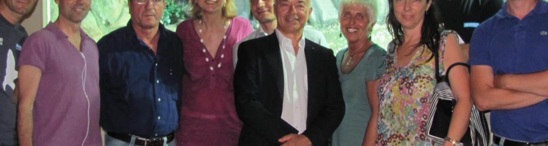 Sindaco e Giunta di Cattolica  al primo pasto delle lontre