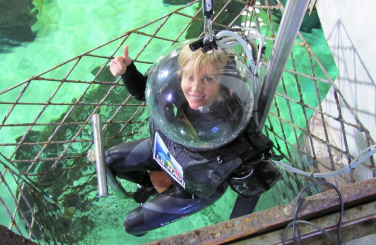 A come avventura   rai 2  all' Acquario di Cattolica