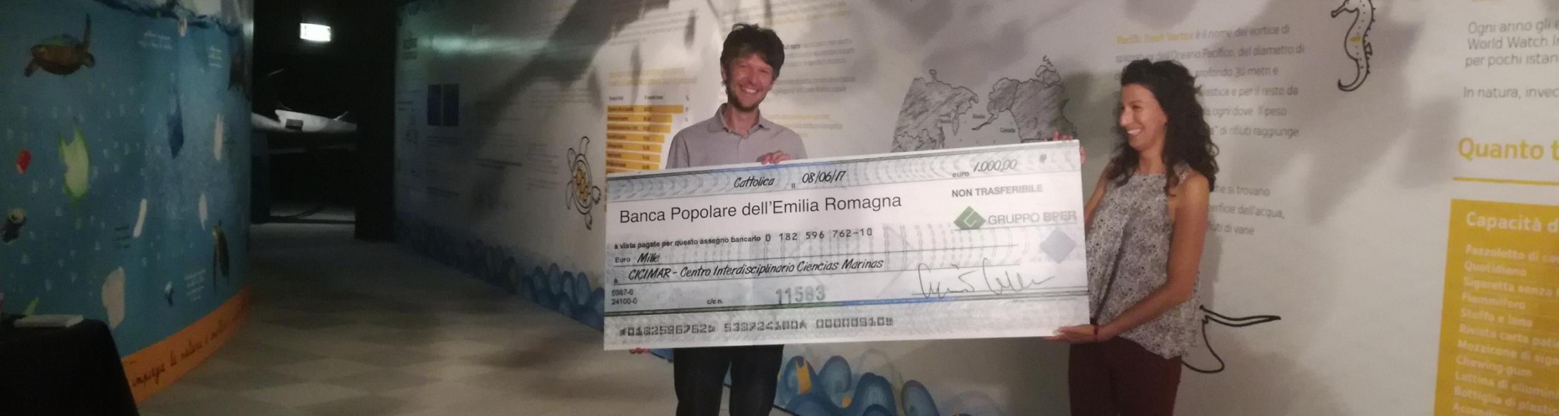 L'Acquario di Cattolica dona 1000 Euro alla ricerca