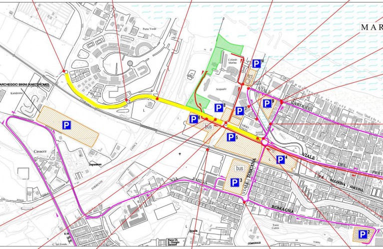 Viabilità limitata per l'Acquario per evento 23/4