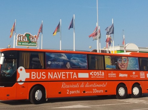 Bus Navetta Costa Parchi: i parchi senza prendere l'auto