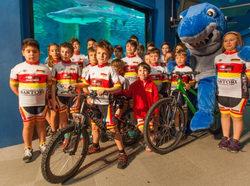 Baby ciclisti alla 1°edizione della Squali Bike Junior