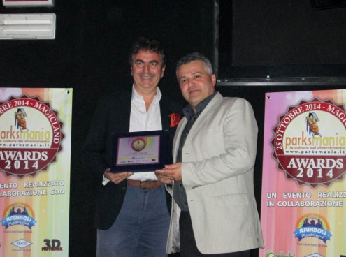 Costa Parchi  riceve il Parksmania Awards 2014
