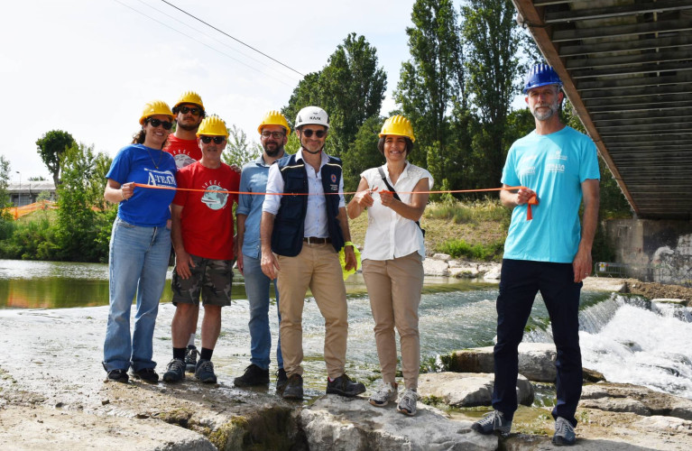 A Rimini la prima scala di Risalita per giovani Anguille sul Fiume Marecchia