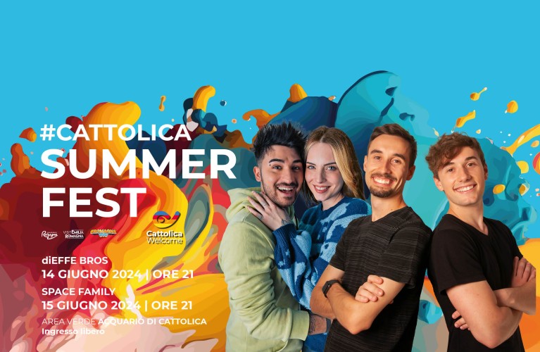 Cattolica Summer Fest 14/15 giugno: SpaceFamily e diEffe Bros all'Acquario