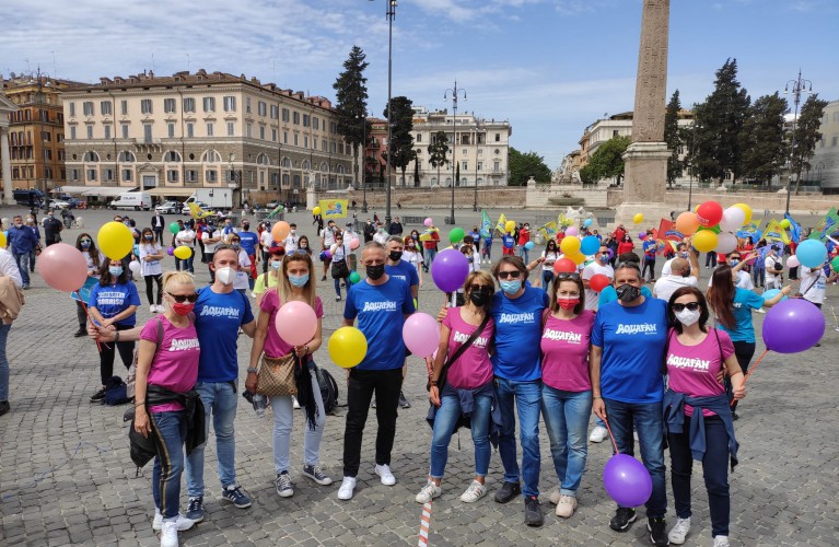 Costa Edutainment a Roma per dire 'no' al 1° Luglio