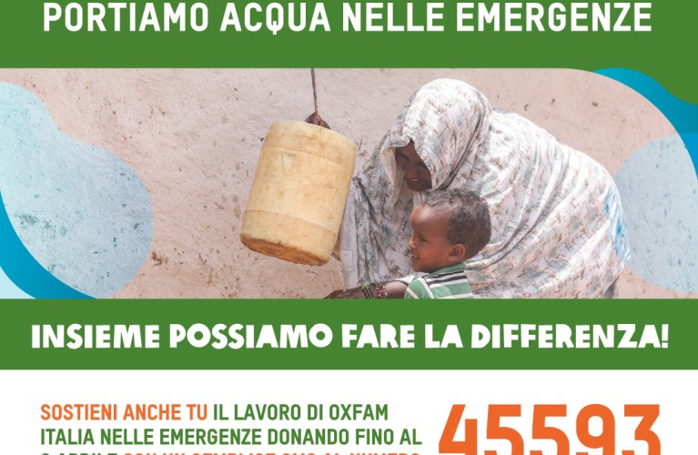 Costa Edutainment e OXFAM portano 500.000 litri di acqua a pulita nelle emergenze umanitarie