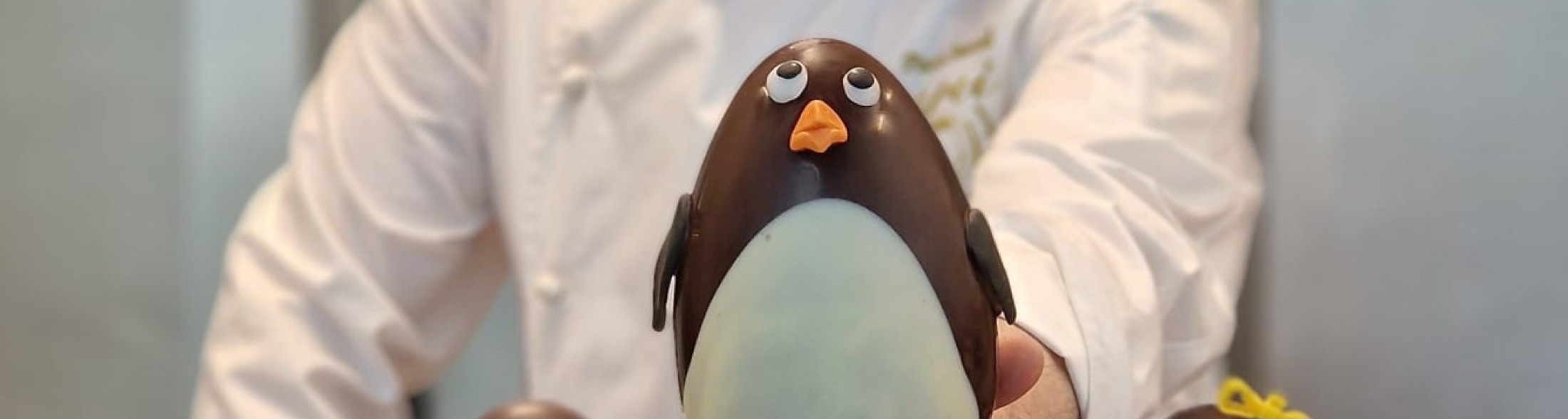 Il pinguino Bilù ispira Cioccobilù, la dolce creazione di Fabbrica di Cioccolato Staccoli